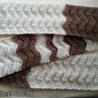 2-Tone Chevron Scarf | Crochet Pattern